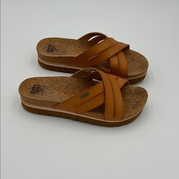 Reef Shoes - REEF Cushion Bloom Hi Women's 10 Platform Fashion Sandal,‎ Vegan Leather X Strap